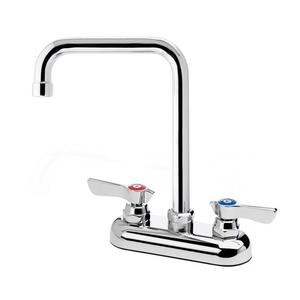 Krowne Metal 6" Double Bend Deck Mount Faucet With 4" Centers - 11-460L