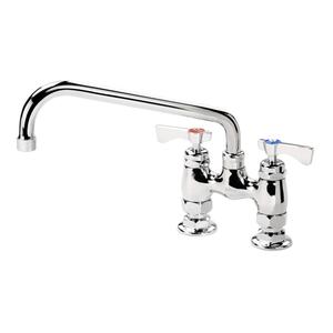 Krowne Metal Royal Series 4in Deck Mount Faucet With 10in Swing Spout - 15-410L 