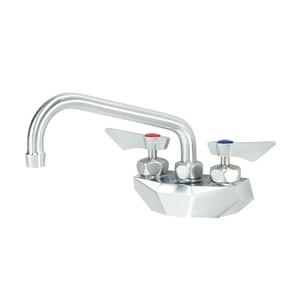 Krowne Metal Diamond 8in Swing Spout Wall Mount Faucet With 4in Centers - DX-408 