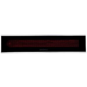 Bromic Heating Platinum Black Wall Mounted Electric Patio Heater - 3400W - BH0320021 