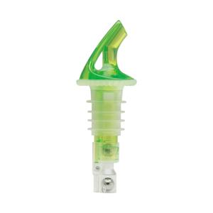 Bar Maid 1.25 oz. Green Premium Liquor Pourer w/o Collar -12 Per Pack - BMP-2125G