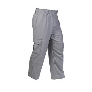 Mercer Culinary Genesis Unisex Hounds Tooth Cook Cargor Pants - S - M61051HTS