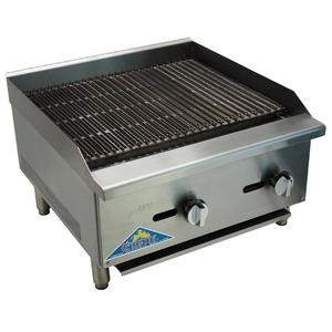 Comstock Castle 24" Wide Gas Radiant Countertop Charbroiler - CCERB24