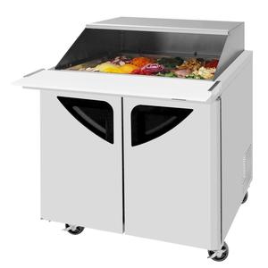 Turbo Air 36" Wide Mega Top Sandwich Salad Prep Cooler - TST-36SD-15-N-SL