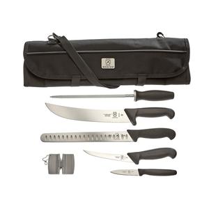 Mercer Culinary 7-Piece BBQ Competition Knife Set w/ Storage Roll - M13750