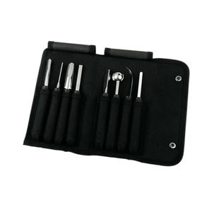 Mercer Culinary 9-Piece Carving Tool Set w/ Heavy-Duty Storage Roll - M15990