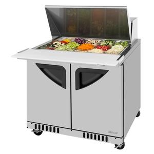 Turbo Air 36in 8.8cuft Mega Top Sandwich Salad Prep Table - TST-36SD-15-FB-N 