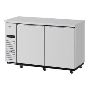 Turbo Air 61" Wide 16.46 Cubic Foot Two Door Narrow Back Bar Cooler - TBB-24-60SSD-N6