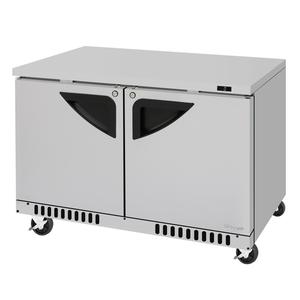 Turbo Air 48" Wide 14.8 Cubic Foot Two Door Undecounter Freezer - TUF-48SD-FB-N