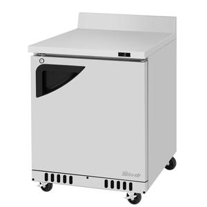 Turbo Air 28" Wide 6.5 Cubic Foot One Door Worktop Freezer - TWF-28SD-FB-N