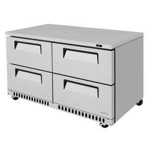 Turbo Air 60in 14.8cuft Four Drawer Undercounter Refrigerator - TUR-60SD-D4-FB-N 