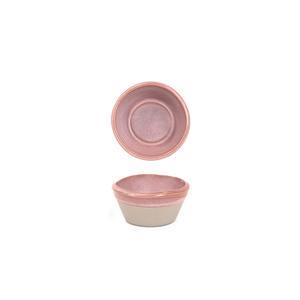 Front of House Mezze™ 3.25" Diameter Guava 3 oz. Ramekin - 1 Dozen - DSD080PIP23