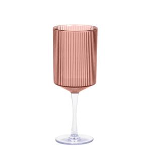 Front of House Gatsby™ Plastic 12 oz. Rose Wine Glass - 1 Dozen - AWI008PIT23