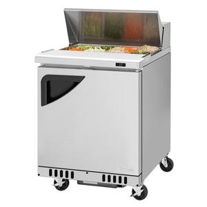 Turbo Air 28in 6.5cuft 8 Pan Sandwich Salad Prep Table - TST-28SD-FB-N 