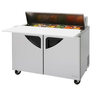 Turbo Air 48" 12 Pan 12 Cubic Foot Sandwich Salad Prep Table - TST-48SD-12-N