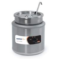 Nemco 11 Quart Counter Top Round Cooker Warmer 220V - 6103A-220