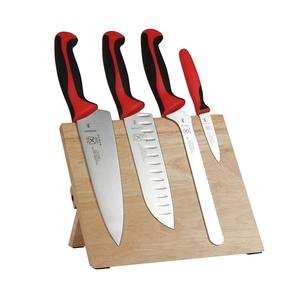 Mercer Culinary Millennia® 5-Piece Knife Set with Acacia Magnetic Board - M21982RD 