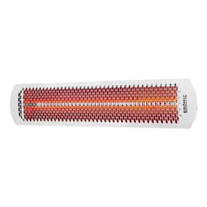 Bromic Heating Tungsten White Electric Double Element Patio Heater - BH0420013 