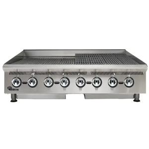 Star Ultra-Max 48" Wide Countertop Radiant Gas Charbroiler (NAT) - 8148RCBB