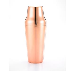 Mercer Culinary Barfly Parisienne 24 oz. Copper Plated Cocktail Shaker Set - 37085CP