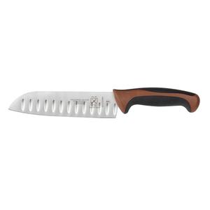 Mercer Culinary Millennia® 7" Granton Edge Japanese Steel Santoku Knife - M22707BR