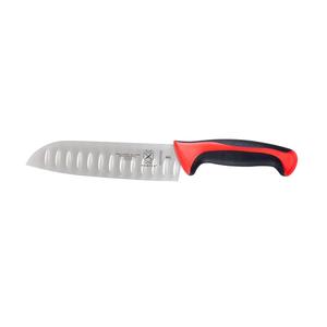 Mercer Culinary Millennia® 7" Granton Edge Japanese Steel Santoku Knife - M22707RD