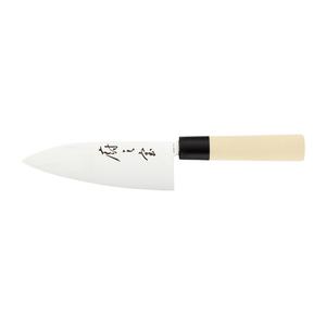 Mercer Culinary Asian Collection 6" Stamped German Steel Deba Utility Knife - M24106PL