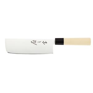 Mercer Culinary Asian Collection 7in Stamped German Steel Nakiri Veggie Knife - M24307PL 