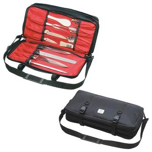 Mercer Culinary Black Heavy-Duty Hook-and-Loop 21-Knife Storage Case - M30429M