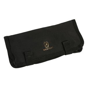 Mercer Culinary Black Heavy-Duty Tool Roll Bag with 6-Elastic Pockets - M30920 