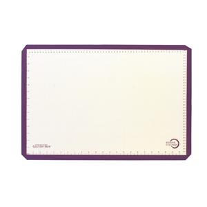 Mercer Culinary Purple 16.5" x 24.5" Full Size Bake Mat w/ Measure Marks - M31087PU