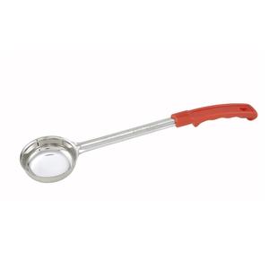 Winco 2oz Stainless Steel Red Solid Food Portioner - FPS-2 