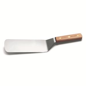 Dexter Russell Traditional 8"x3" Offset Grill Turner w/ Beech Handle - 2386C-8