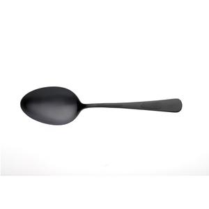 Mercer Culinary Black Matte 9" Plating Spoon w/ Deep Well Spoon - M35138BK