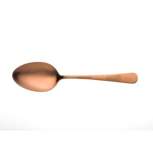 Mercer Culinary Rose Gold 9" Plating Spoon w/ Deep Well Spoon - M35138RG