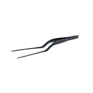 Mercer Culinary Precision Plus Black Matte 6.5"Stainless Steel Offset Tongs - M35236BK 