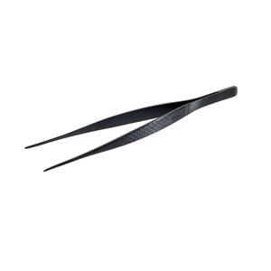 Mercer Culinary Precision Plus™ Black Matte 6"Stainless Steel Straight Tongs - M35245BK