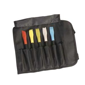 Mercer Culinary 6-Piece Silicone Plating Brush Set w/Heavy Duty Storage Roll - M35615 