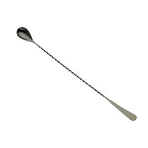 Mercer Culinary Barfly 13.2"Stainless Steel Twisted Japanese Style Bar Spoon - M37010BK