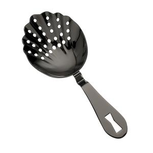 Mercer Culinary Barfly 7" Stainless Steel Scalloped Julep Bar Strainer - M37029BK