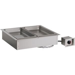 Alto-Shaam Halo Heat Two 12in x 20in Pan Electric Drop-In Hot Food Well - 200-HW/D4 