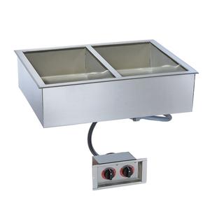 Alto-Shaam Halo Heat Two 12" x 20" Pan Electric Drop-In Hot Food Well - 200-HWI/D4