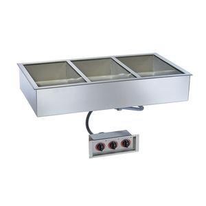 Alto-Shaam Halo Heat Three 12" x 20" Pan Electric Drop-In Hot Food Well - 300-HWI/D4