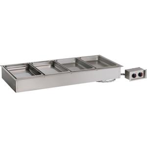 Alto-Shaam Halo Heat Four 12in x 20in Pan Electric Drop-In Hot Food Well - 400-HW/D4 