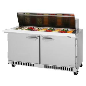 Turbo Air 60" 24 Pan Four Drawer Mega Top Sandwich Salad Prep Table - PST-60-24-FB-N