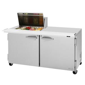 Turbo Air 60.25in Mega Top Sandwich Salad Prep Table Work Station - PST-60-12M-N(-LW) 