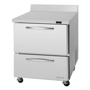 Turbo Air 27.5in 6.8cuft Two Drawer Worktop Freezer - PWF-28-D2-N 