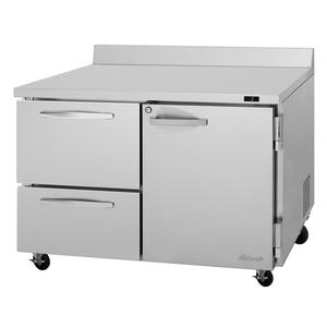 Turbo Air 48.25in 12.8cuft Worktop Freezer With Two Drawers - PWF-48-D2R(L)-N 