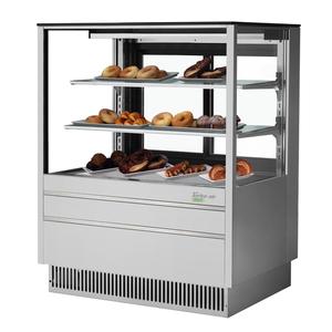 Turbo Air 36.5" 11.8 Cubic Foot Dry Bakery Display Case - TCGB-36UF-DR-S