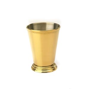 Mercer Culinary Barfly 12 oz. Stainless Steel Julep Bar Cup w/ Footed Base - M37032GD